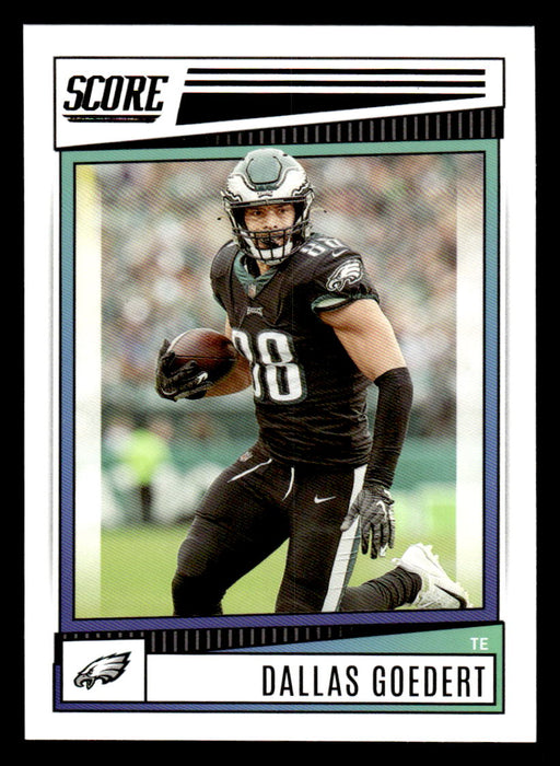 2022 Panini Score Football Dallas Goedert # 243 Base Philadelphia Eagles