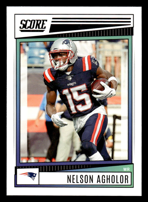 2022 Panini Score Football Nelson Agholor # 281 Base New England Patriots