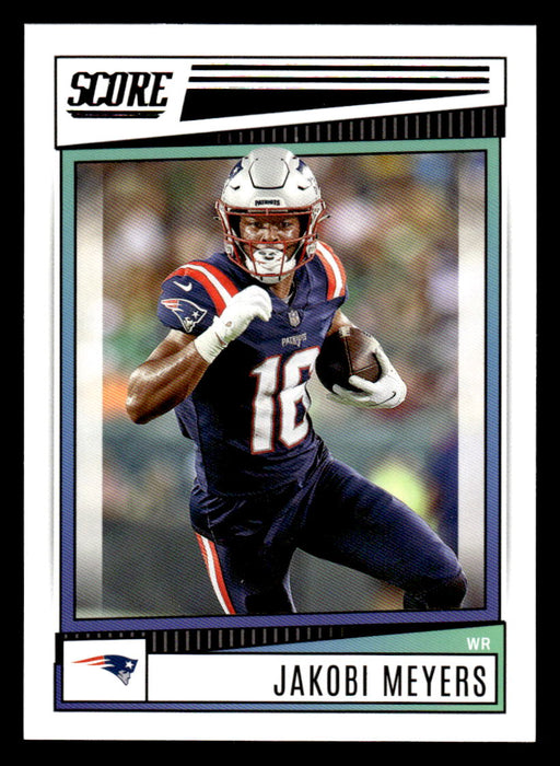 2022 Panini Score Football Jakobi Meyers # 282 Base New England Patriots