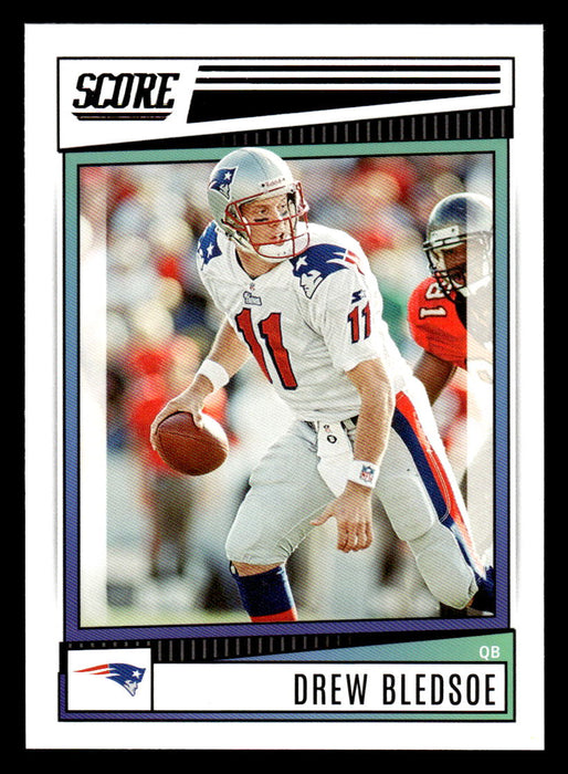 2022 Panini Score Football Drew Bledsoe # 291 Base New England Patriots