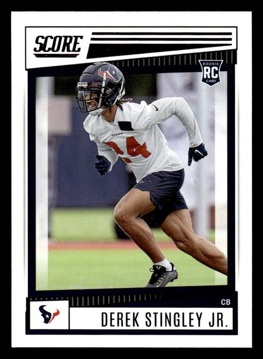 2022 Panini Score Football Derek Stingley Jr. # 324 RC Base Houston Texans