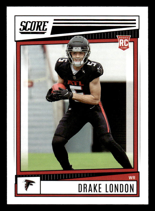 2022 Panini Score Football Drake London # 379 RC Base Atlanta Falcons