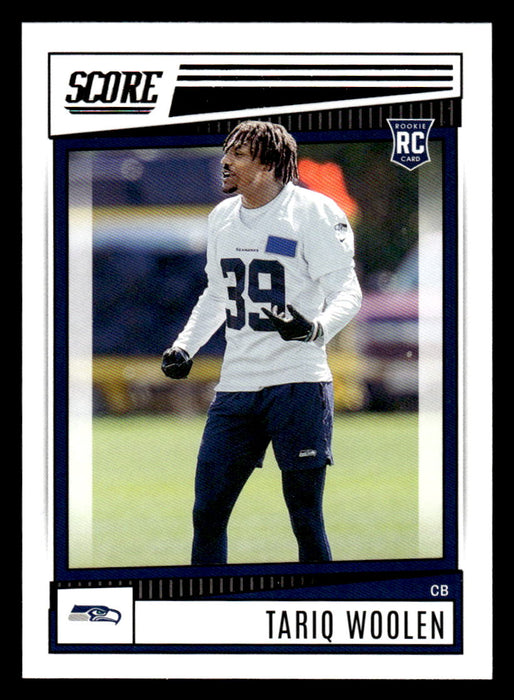 2022 Panini Score Football Tariq Woolen # 390 RC Base Seattle Seahawks