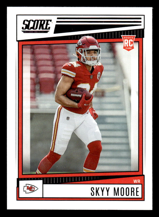 2022 Panini Score Football Skyy Moore # 391 RC Base Kansas City Chiefs