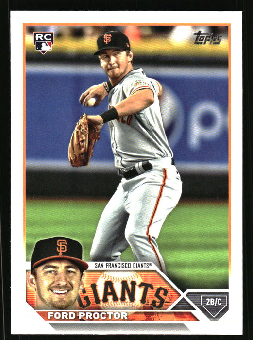 2023 Topps Series 2 # 472 Ford Proctor RC Base San Francisco Giants