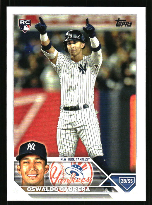 2023 Topps Series 2 # 487 Oswaldo Cabrera RC Base New York Yankees