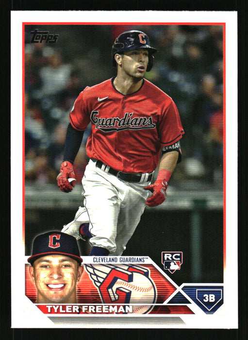 2023 Topps Series 2 # 462 Tyler Freeman RC Base Cleveland Guardians