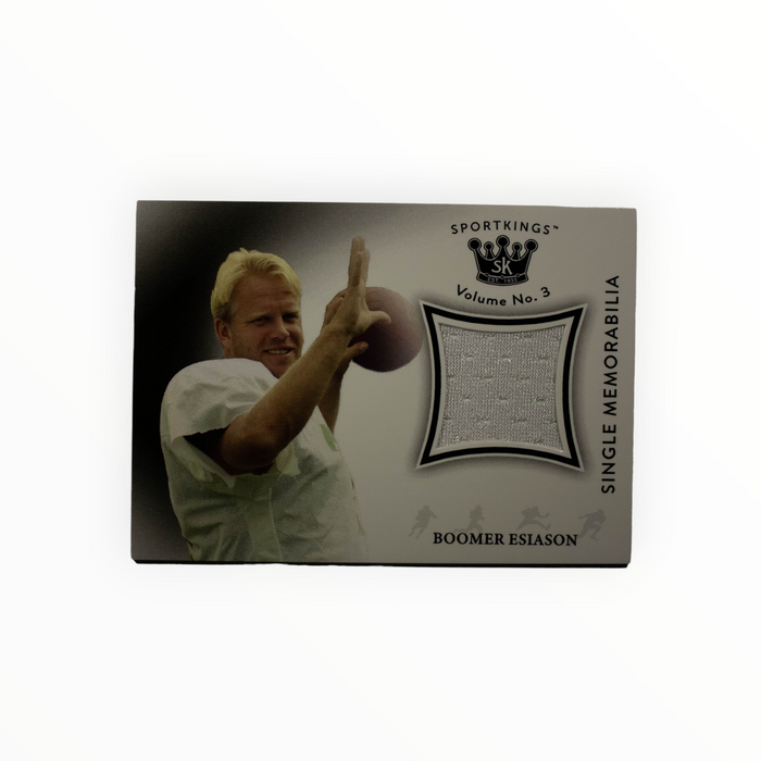 2022 Sportskings Volume 3 Boomer Esiason SM-BE Memorabilia Patch Card