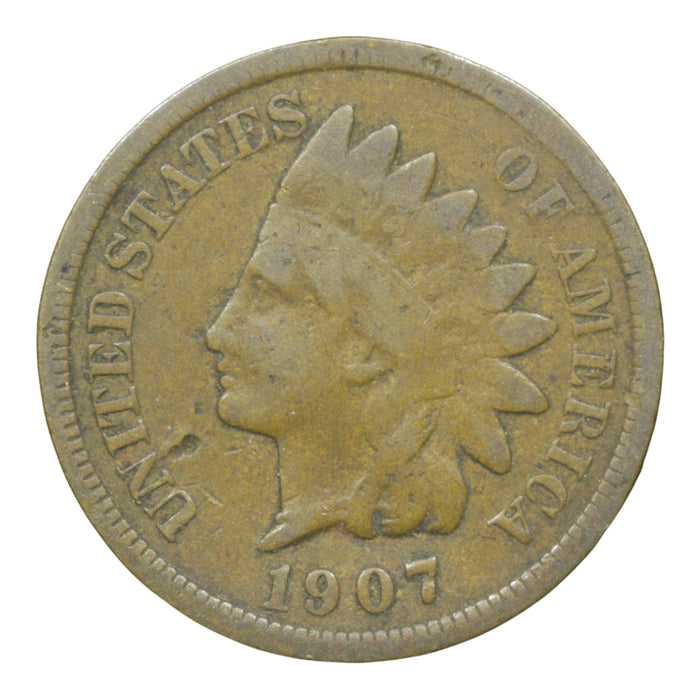 1907 Indian Head Penny Fine Condition - Nice Album Filler - Collectible Craze America