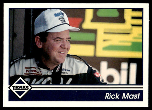 Rick Mast 1992 Traks Base Front of Card