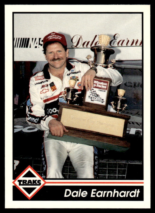 Dale Earnhardt 1992 Traks Base Front of Card