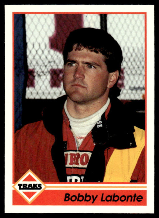 Bobby Labonte 1992 Traks Base Front of Card
