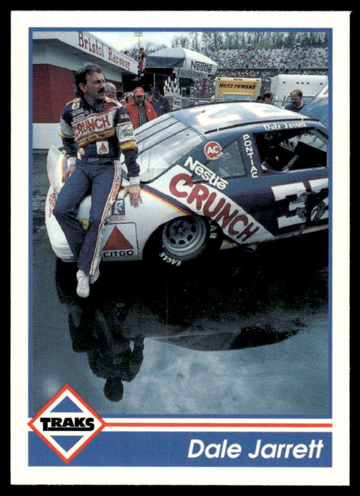 Dale Jarrett 1992 Traks Base Front of Card