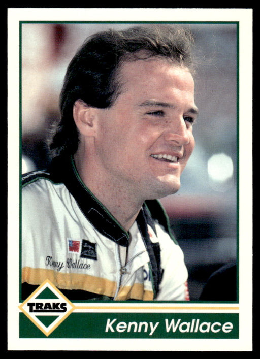 Kenny Wallace 1992 Traks Base Front of Card