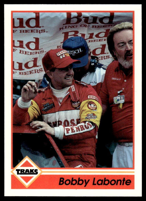 Bobby Labonte 1992 Traks Base Front of Card