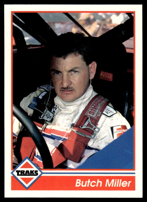 Butch Miller 1992 Traks Base Front of Card