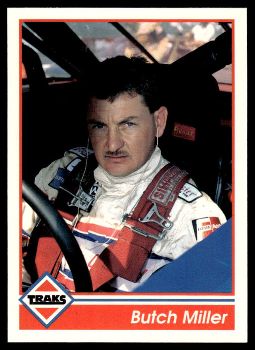 Butch Miller 1992 Traks Base Front of Card