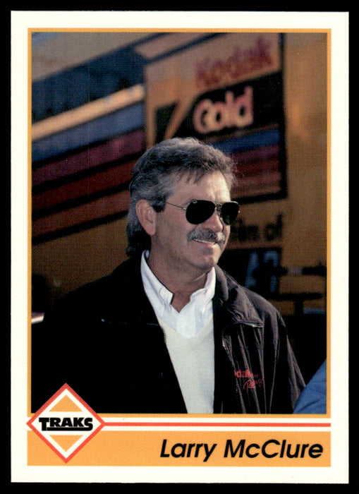 Larry McClure 1992 Traks Base Front of Card