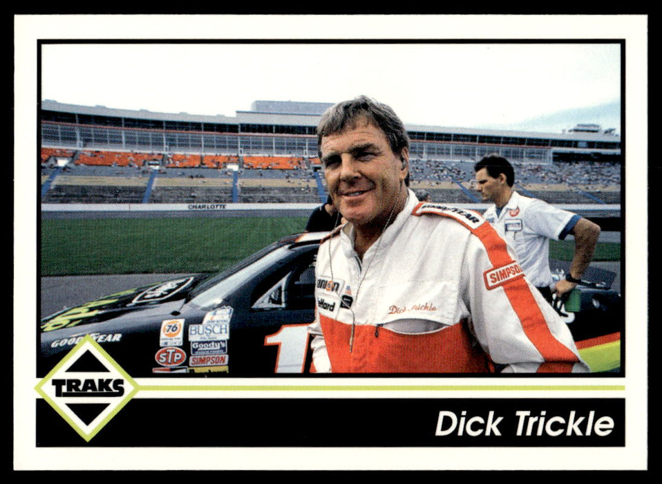 Dick Trickle 1992 Traks Base Front of Card