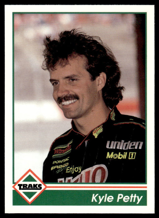 Kyle Petty 1992 Traks Base Front of Card