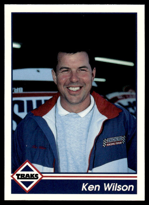 Ken Wilson 1992 Traks Base Front of Card