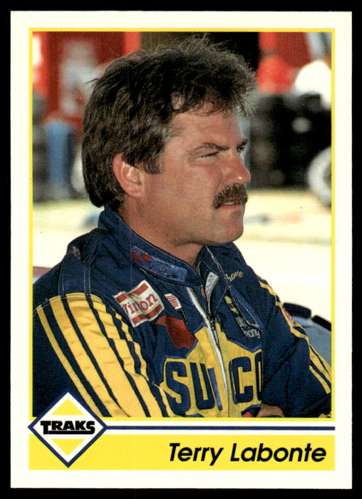 Terry Labonte 1992 Traks Base Front of Card