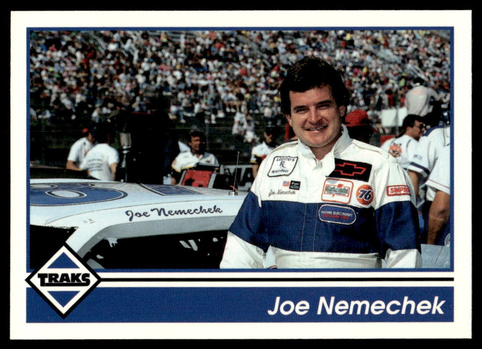 Joe Nemechek 1992 Traks Base Front of Card