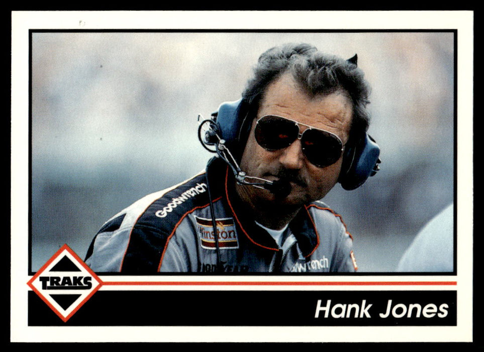 Hank Jones 1992 Traks Base Front of Card