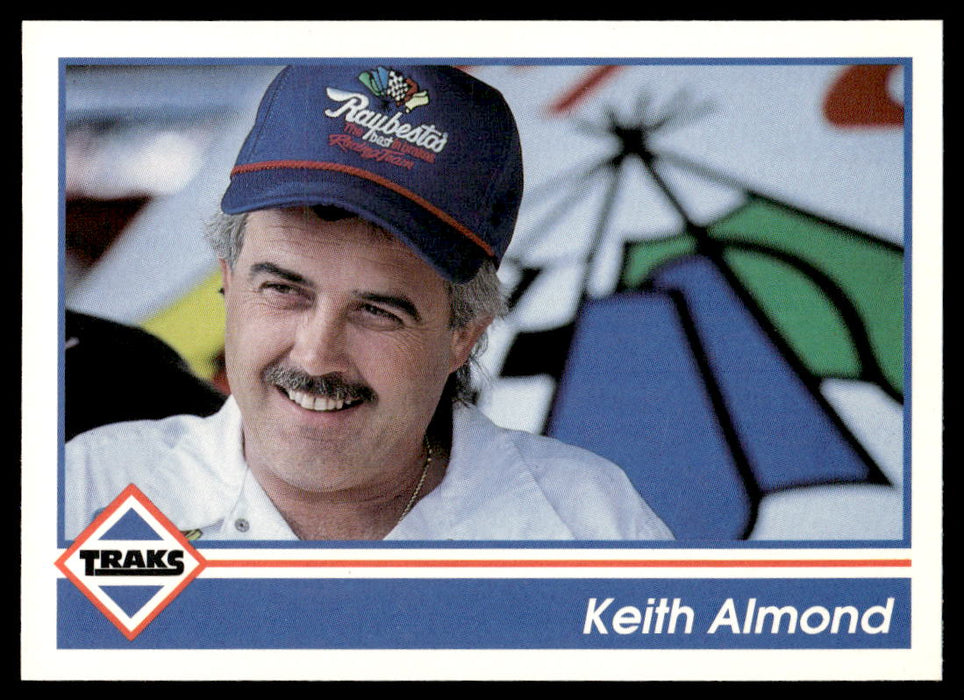 Keith Almond 1992 Traks Base Front of Card