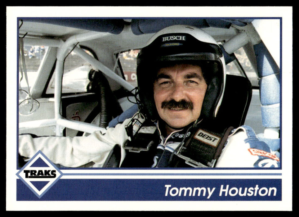 Tommy Houston 1992 Traks Base Front of Card