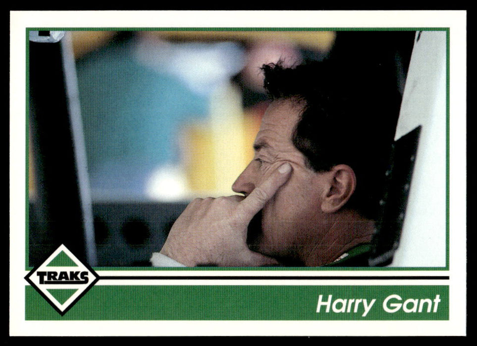 Harry Gant 1992 Traks Base Front of Card