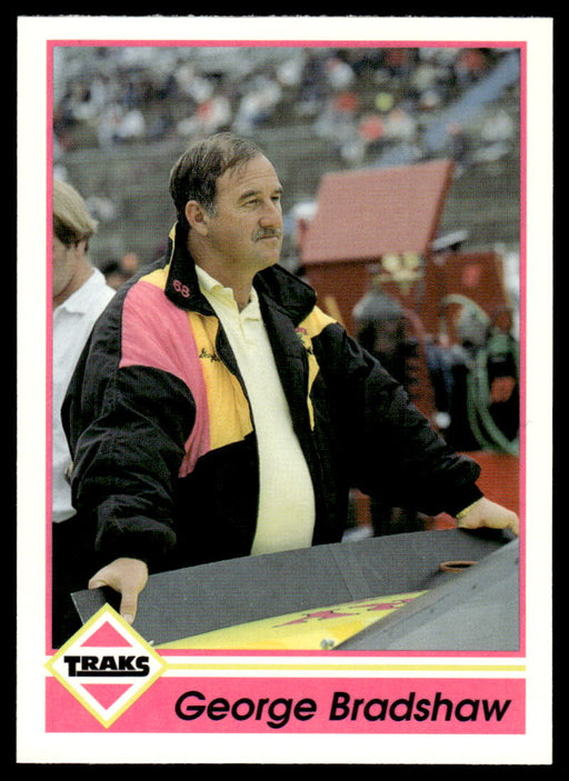 George Bradshaw 1992 Traks Base Front of Card