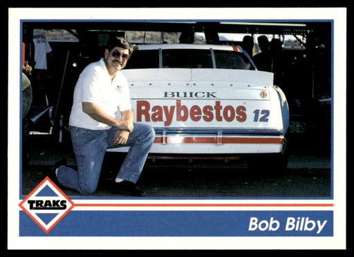 Bob Bilby 1992 Traks Base Front of Card