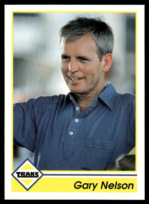 Gary Nelson 1992 Traks Base Front of Card