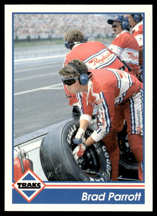 Brad Parrott 1992 Traks Base Front of Card