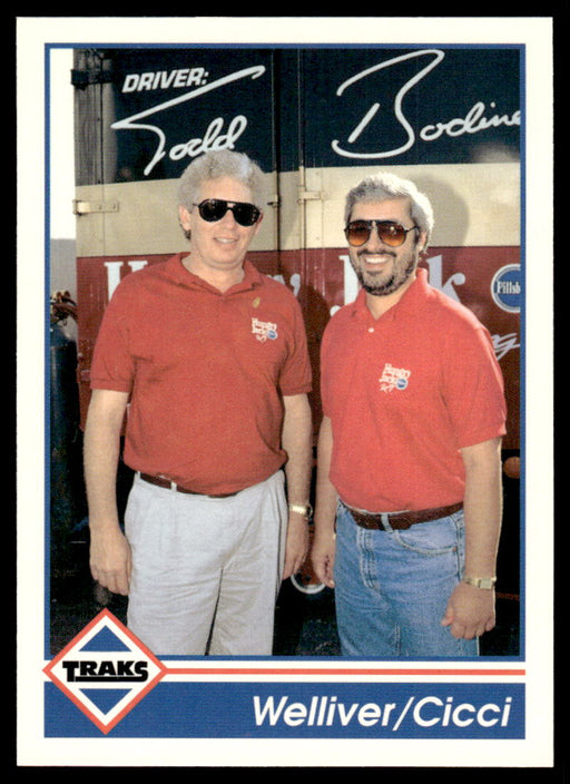 Scott Welliver/Frank Cicci 1992 Traks Base Front of Card