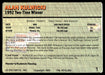Alan Kulwicki 1993 Action Packed Base Back of Card