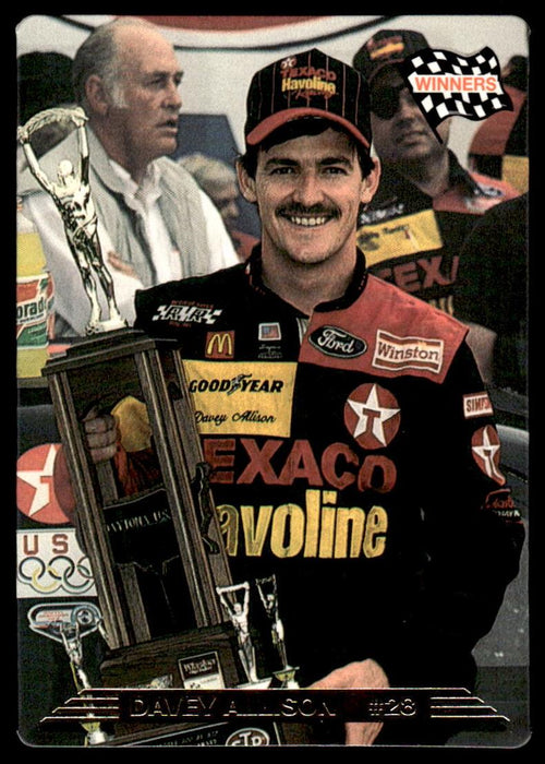 Davey Allison 1993 Action Packed Base Front of Card