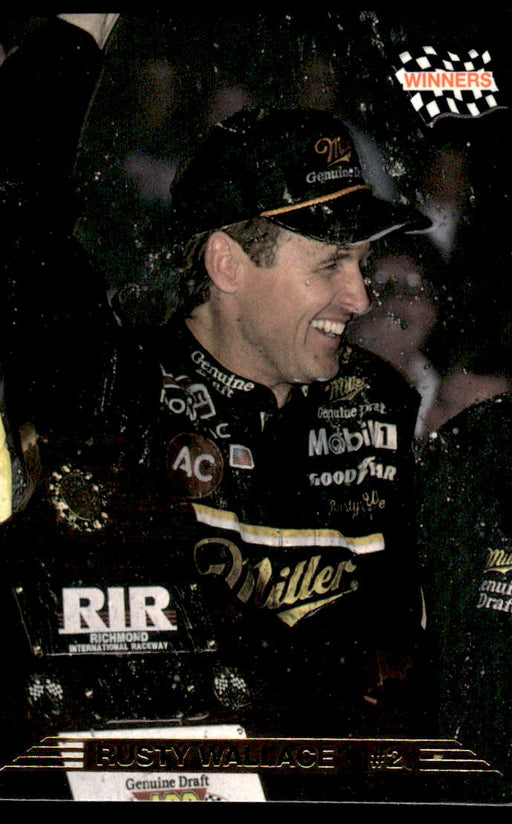 Rusty Wallace 1993 Action Packed Base Front of Card