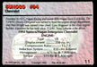 Terry Labonte 1993 Action Packed Base Back of Card