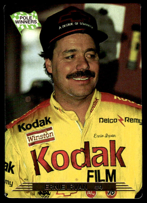 Ernie Irvan 1993 Action Packed Base Front of Card