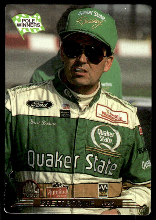 Brett Bodine 1993 Action Packed Base Front of Card