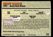 Geoff Bodine 1993 Action Packed Base Back of Card