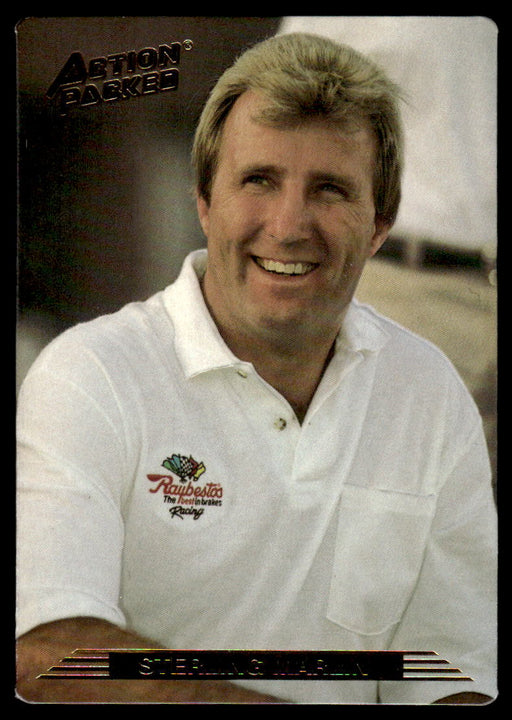 Sterling Marlin 1993 Action Packed Base Front of Card