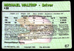 Michael Waltrip 1993 Action Packed Base Back of Card