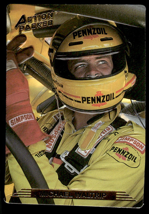 Michael Waltrip 1993 Action Packed Base Front of Card