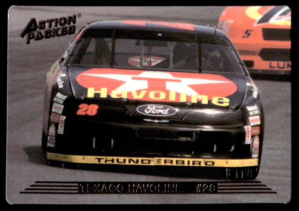 Davey Allison 1993 Action Packed Base Front of Card