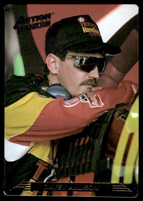 Davey Allison 1993 Action Packed Base Front of Card