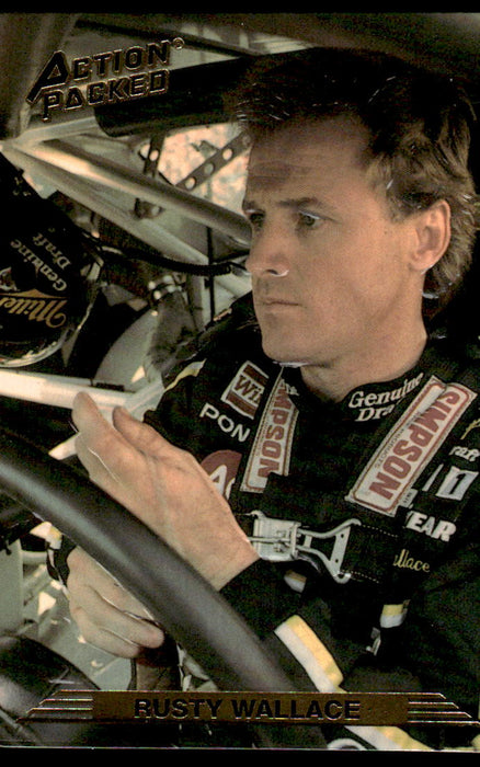 Rusty Wallace 1993 Action Packed Base Front of Card