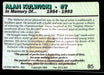 Alan Kulwicki 1993 Action Packed Base Back of Card